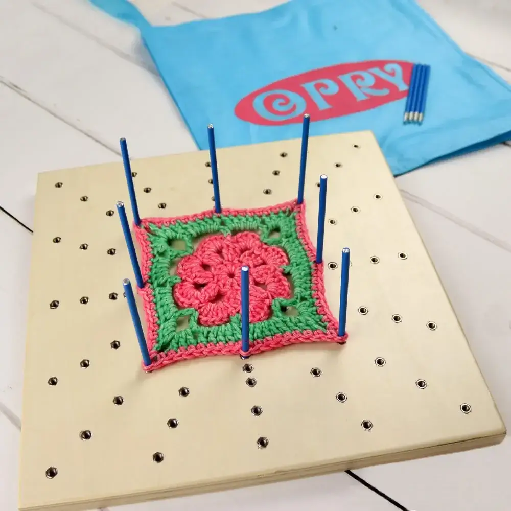 Double-Sided Blocking Board Granny Squares - Opry