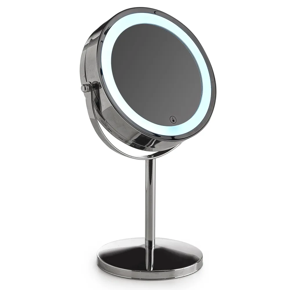 Double-sided magnifying mirror LED light Gemma Gedy - Chroom