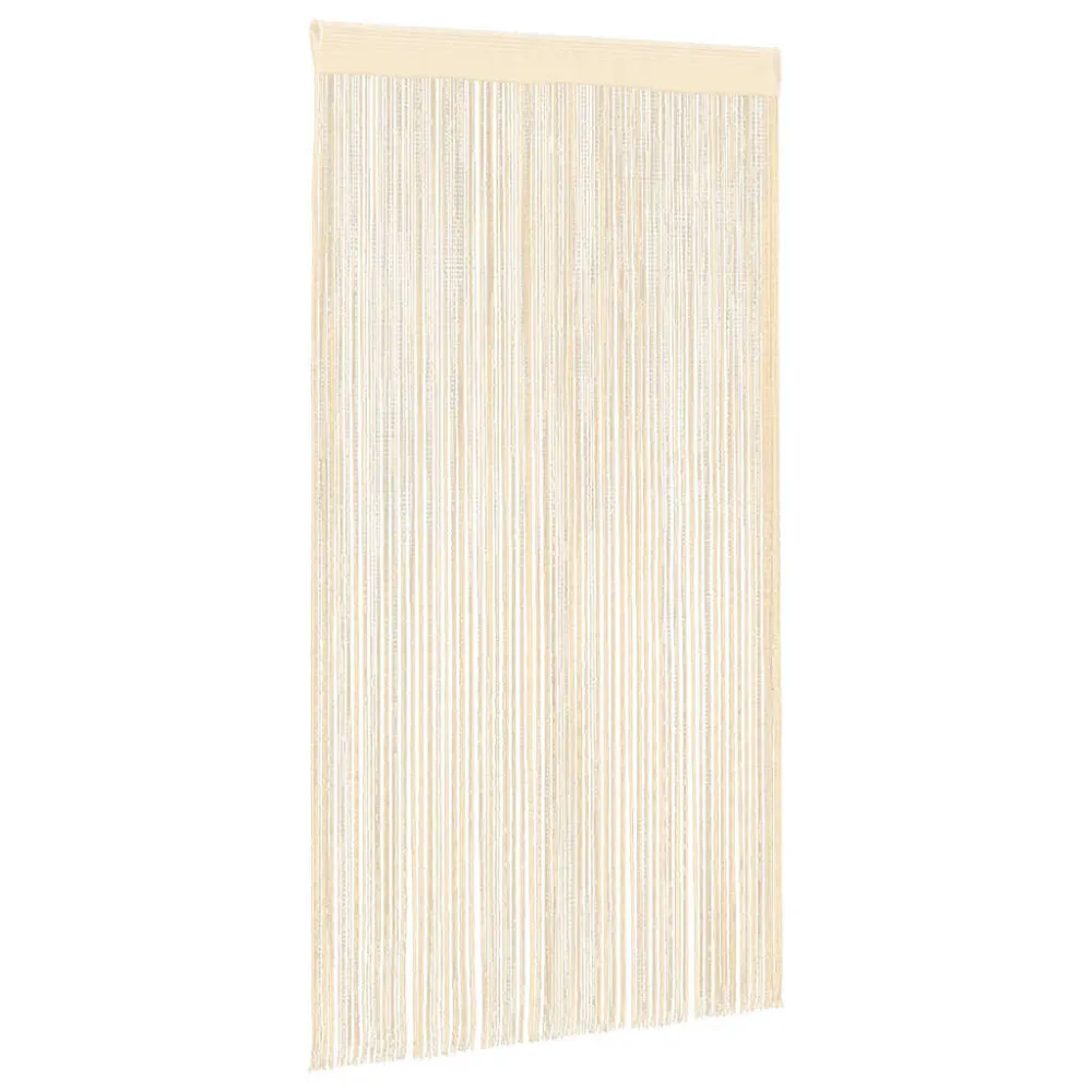 Draadgordijnen 100x250 cm crème 2 st