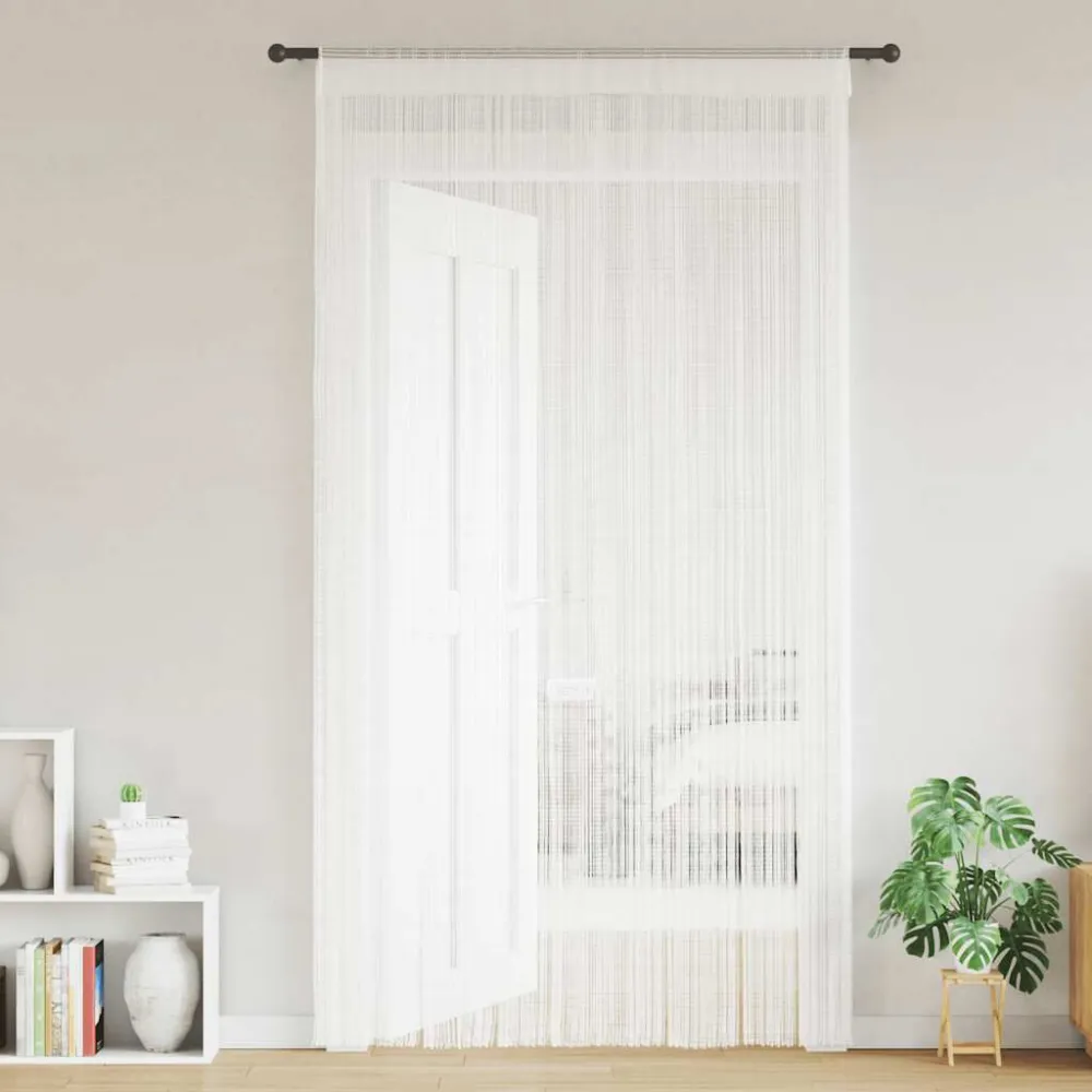 Draadgordijnen 2 st 140x250 cm wit