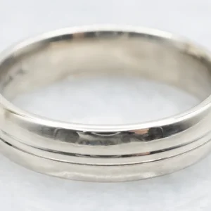 Dubbel Groove Center Wedding Band