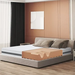 Dubbel matras 160x210 Memory Orthopedisch, antibacterieel, mijtwerend, anti-allergisch | Hoogte 25 cm | Made Italy