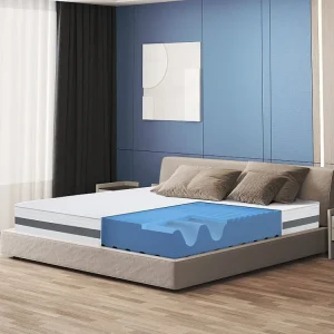 Dubbel matras Francese 140x210 Memory Orthopedisch, antibacterieel, mijtwerend, anti-allergisch | Hoogte 20 cm | Made Italy