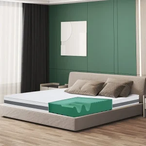 Dubbel matras Kingsize 180x190 Memory Orthopedisch, antibacterieel, mijtwerend, anti-allergisch | Hoogte 16 cm | Made Italy