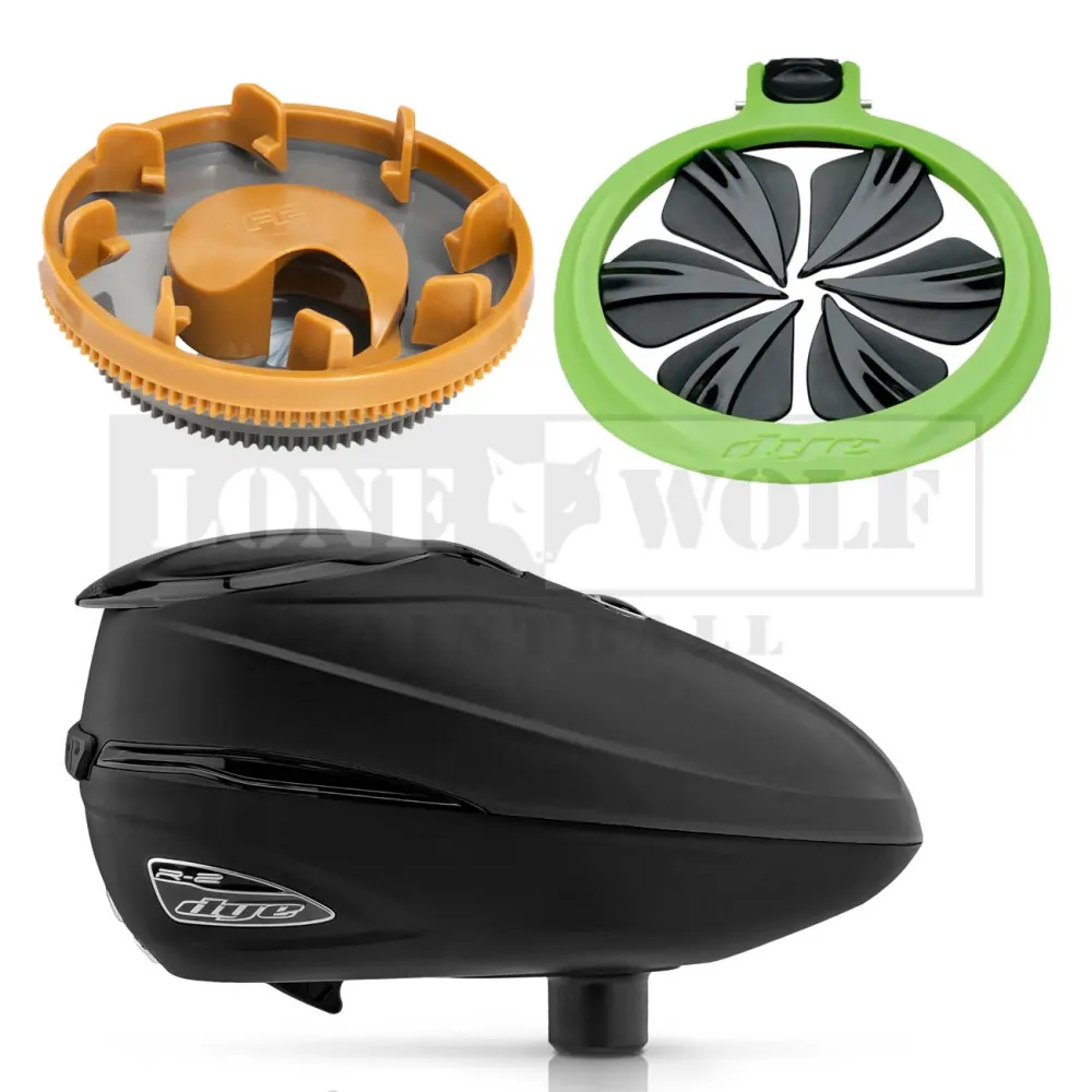 Dye Rotor R2 w/ Funnel Feed System & Vlug Feed Combo Rotor