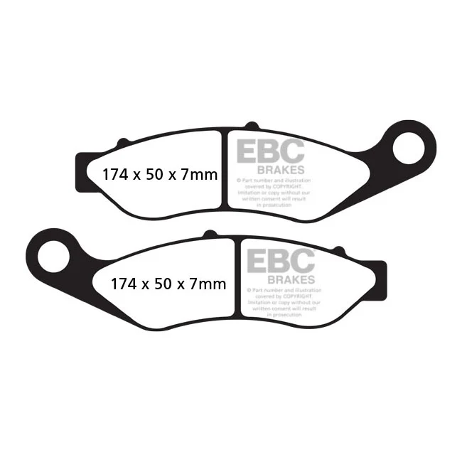 Ebc Double-H Sintered Pad Set Harley-Davidson