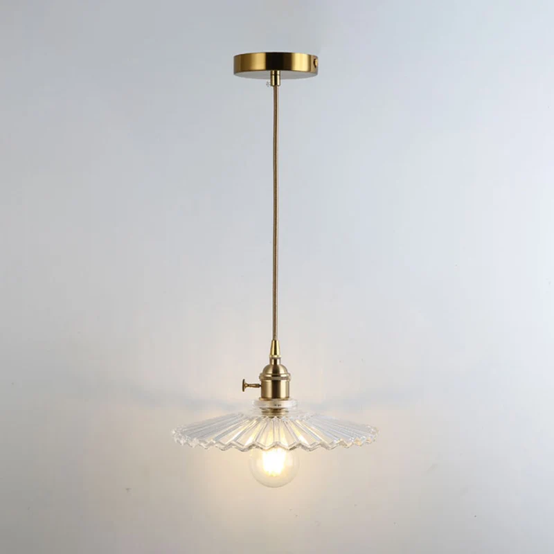Eenvoud, schaduwrijk hanglicht, 1 lamp, hangend verlichtingsarmatuur van fel getextureerd glas