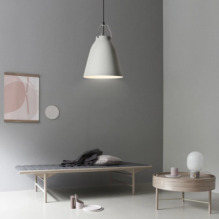 Eenvoudige stijlvolle monochrome hanglamp emmer schaduw 8/16 inch omvangrijk 1 lamp aluminium hanglamp voor keuken
