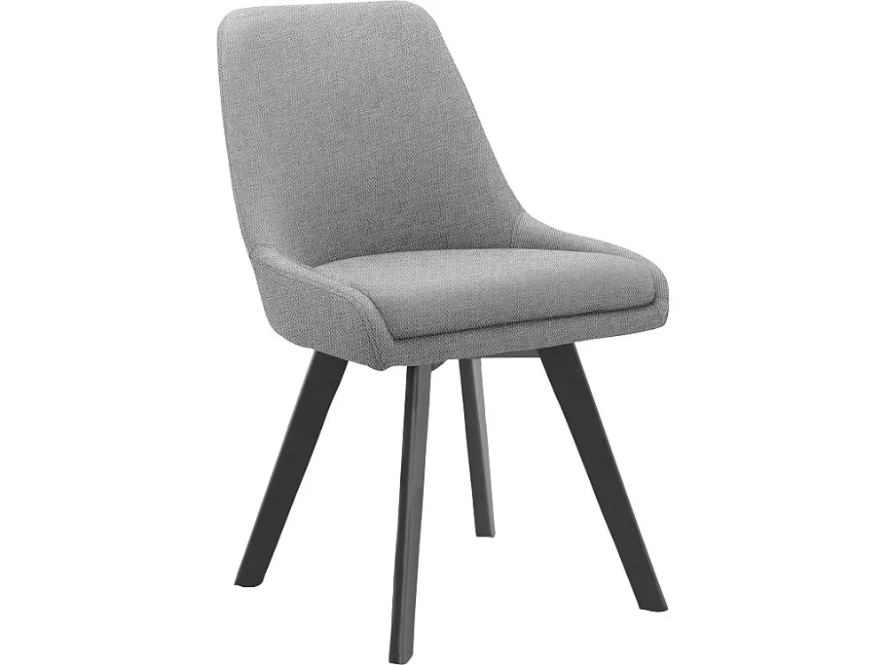Eetkamerstoel 2 PK Grijs Wol