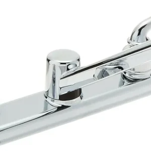 EZ-FLO Chrome Two Handle Kitchen Faucet
