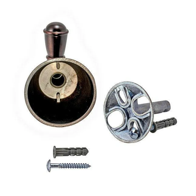 EZ-FLO Oil-Rubbed Warm brons Single-Hook Wall Mount Towel Hook