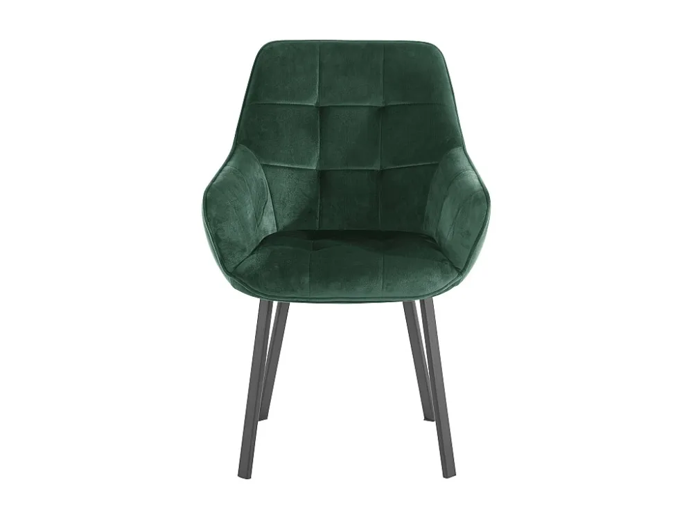 Fauteuil 2 PK Donkergroen Fluweel