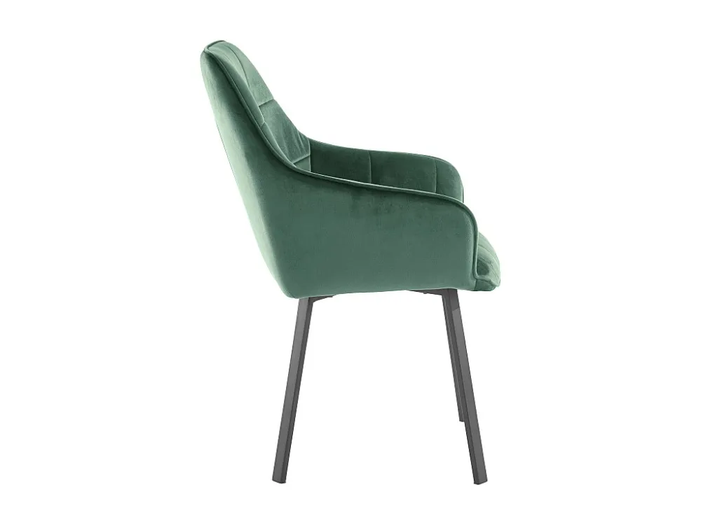 Fauteuil 2 PK Donkergroen Fluweel