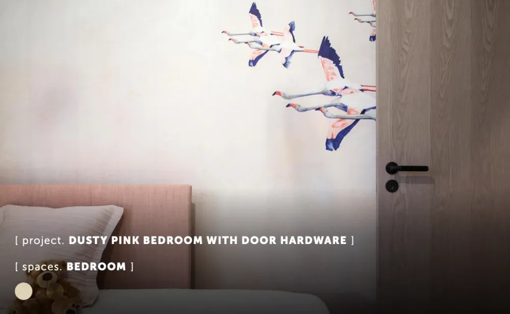 FIXED DOOR HANDLE / SINGLE-SIDED / CROSS / EBBENHOUT