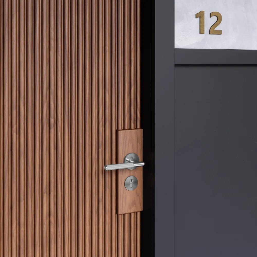 FIXED DOOR HANDLE / SINGLE-SIDED / LINEAR / RVS