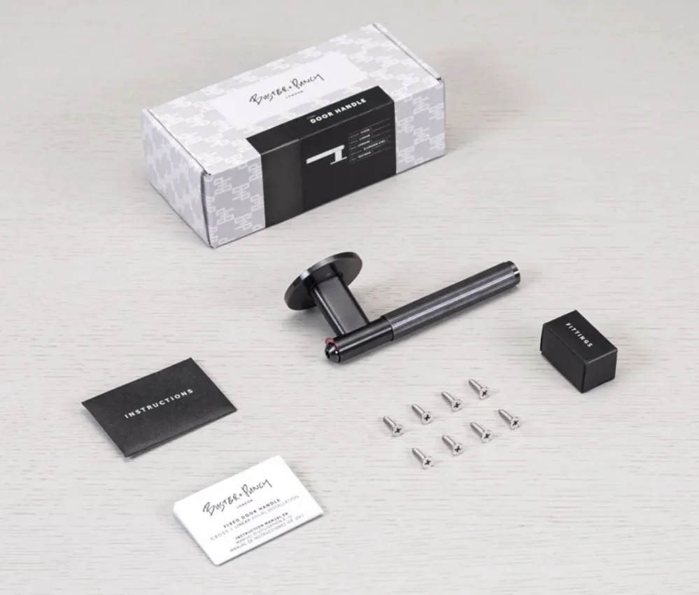 FIXED DOOR HANDLE / SINGLE-SIDED / LINEAR / RVS