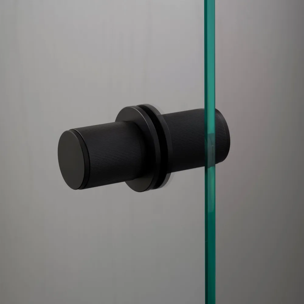 FIXED DOOR KNOB / DOUBLE-SIDED / LINEAR / WELDERS RAVENZWART