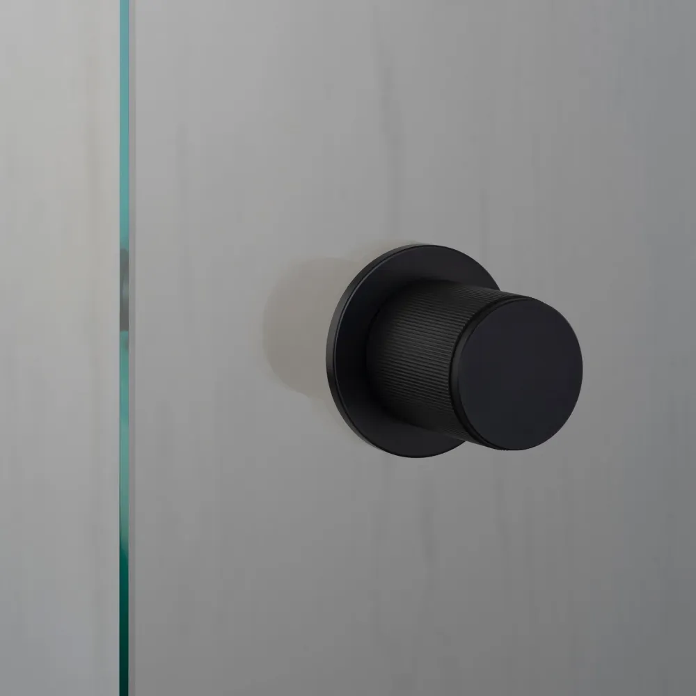 FIXED DOOR KNOB / SINGLE-SIDED / LINEAR / WELDERS RAVENZWART
