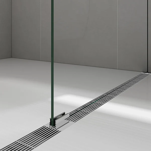 Één Fixed Shower Screen Frameless Half Partition Shower Bath Screen 24l