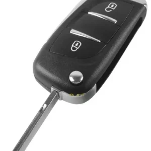 Folding Remote Control Housing 2 Button Psa Omvormbaar - Hu83 Profile