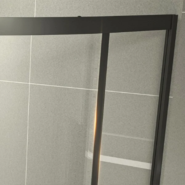 Framed Dubbel Sliding Shower Enclosure Round Shower Enclosure 35