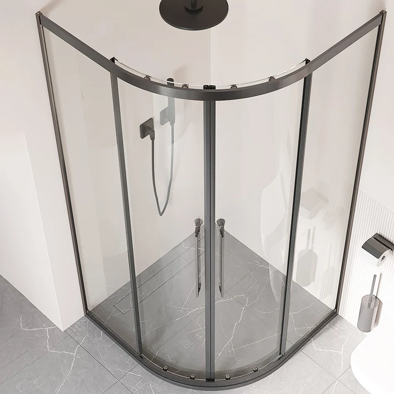 Framed Tweemaal Sliding Shower Stall Tempered Glass Shower Stall 31