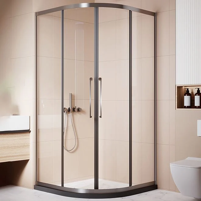 Framed Tweemaal Sliding Shower Stall Tempered Glass Shower Stall 31