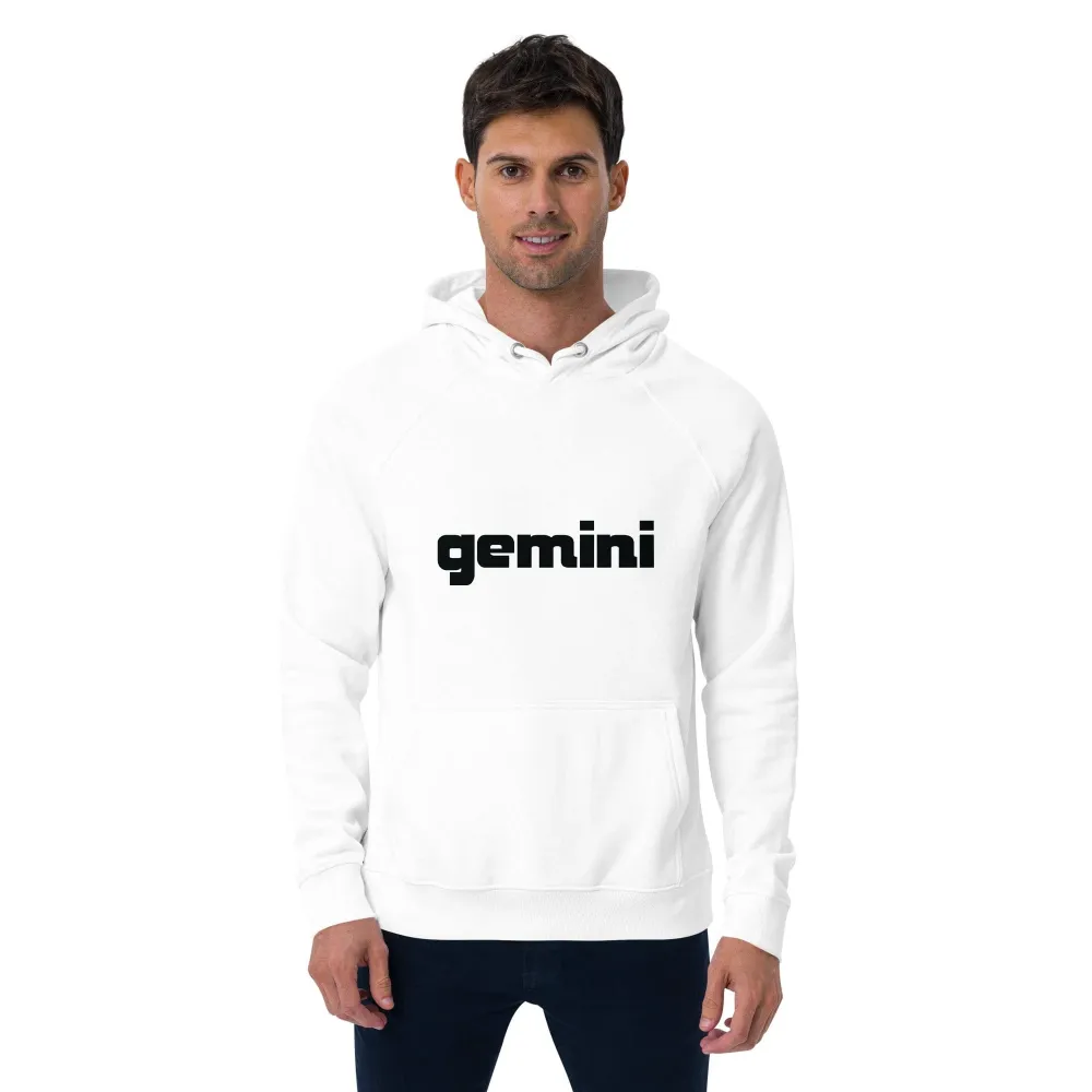 Gemini Sound Organic Katoen Eco Raglan Hoodie - Unisex S