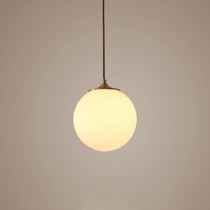 Global Suspension Hanglamp Makkelijk Matwit Glas 1 Lamp Eetkamer Druppellamp