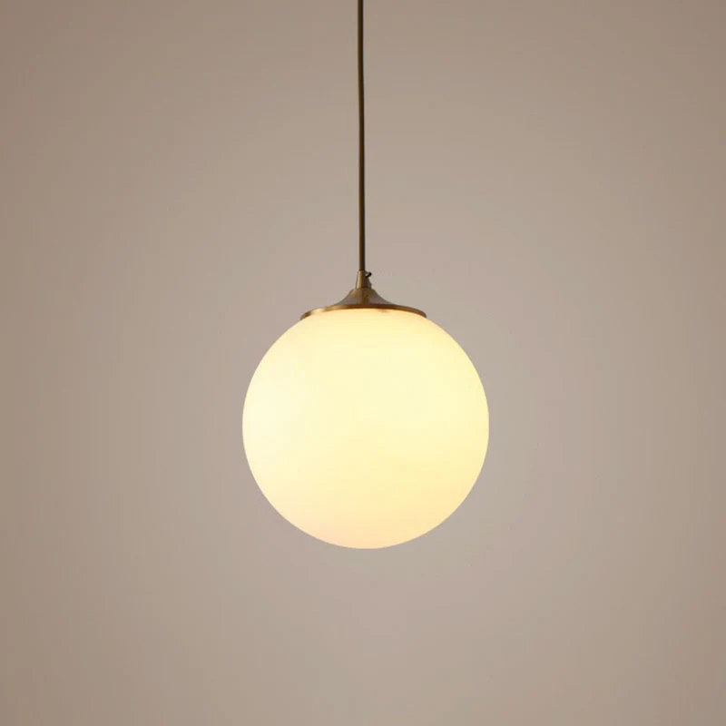 Global Suspension Hanglamp Makkelijk Matwit Glas 1 Lamp Eetkamer Druppellamp