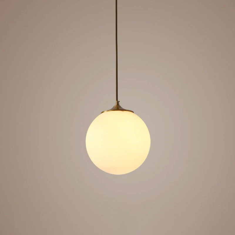 Global Suspension Hanglamp Zonder meer Matwit Glas 1 Lamp Eetkamer Druppellamp