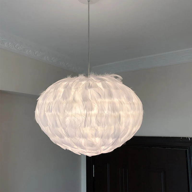 Globe Eetkamer Hanglamp Veer 1 Lamp Eenvoudige Stijl Hangende Hanglamp Grijs/Wit/Roze