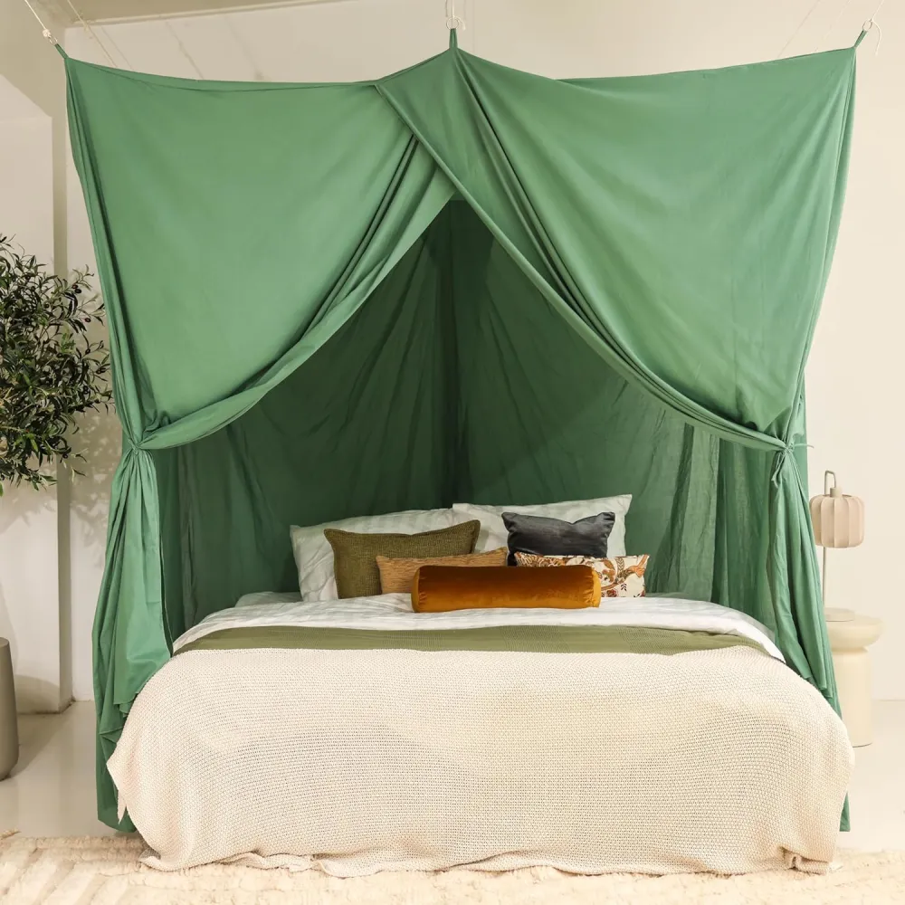 Green Bed Canopy 79 x 39 β Mosquito Net Los Bed