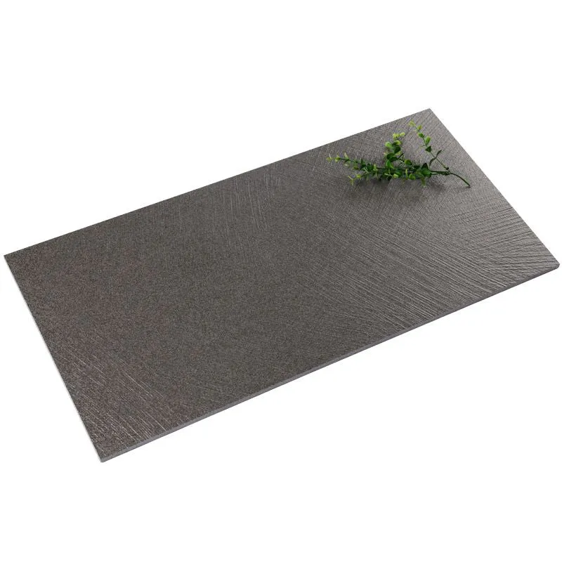 Grijs Tone Singular Tile Stone Appearance Straight Edge Rectangular Wall Tile Brown