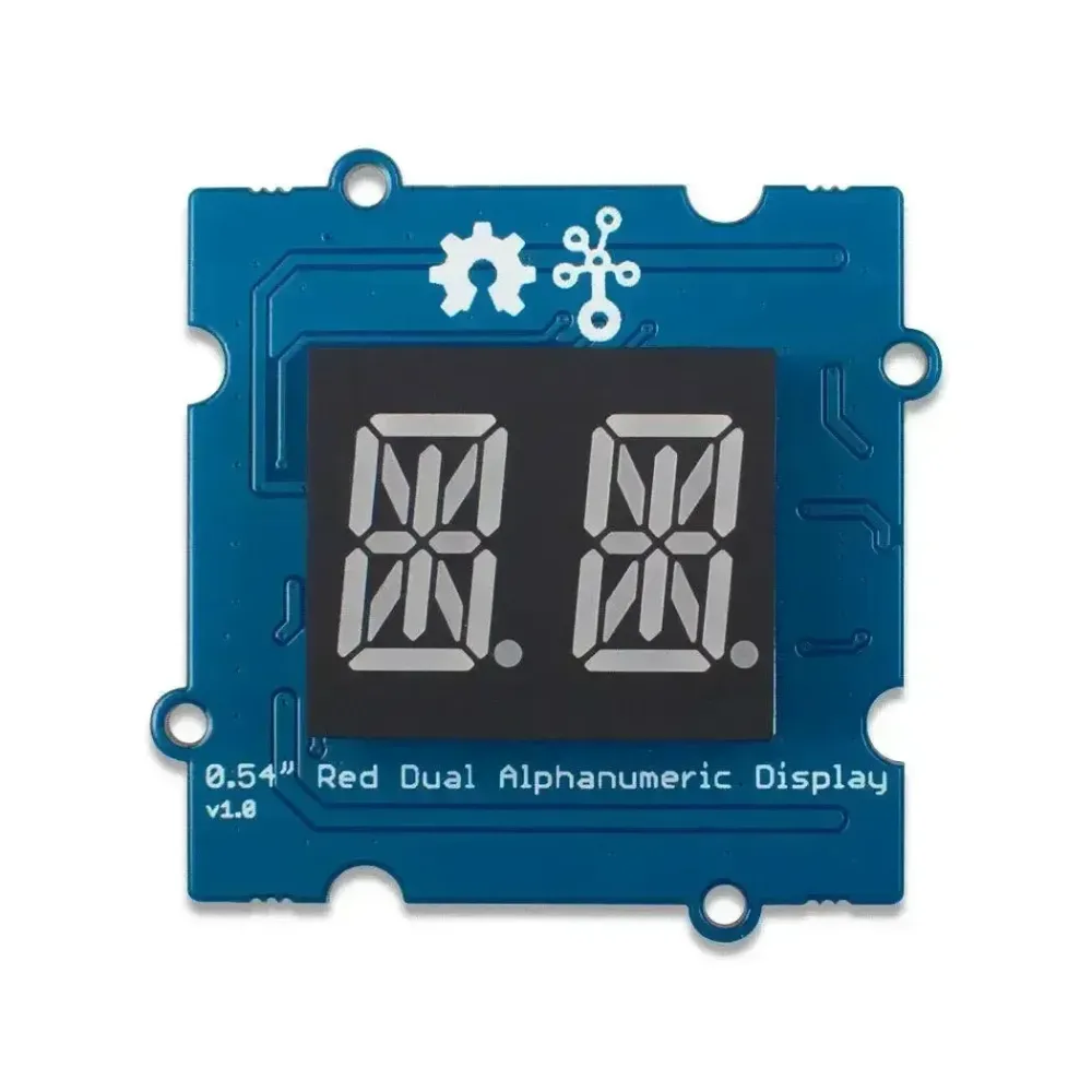 Grove 2 Digit Rood Dual Alphanumeric Display Nixie Tube