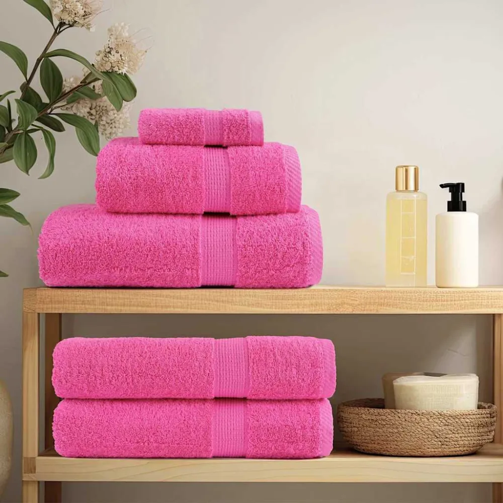 Handdoeken SOLUND 2 st 600 g/m² 100x200 cm roze
