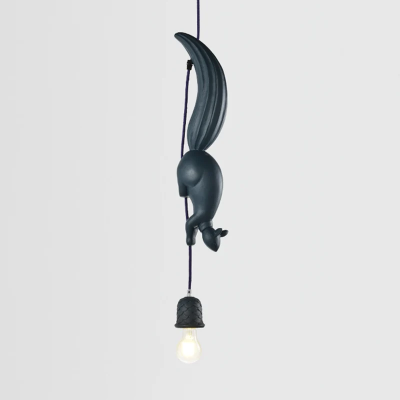 Hars Eekhoorn en Dennenappel Plafondlamp Art Decor 1 Lamp Hanglamp voor Eetkamer