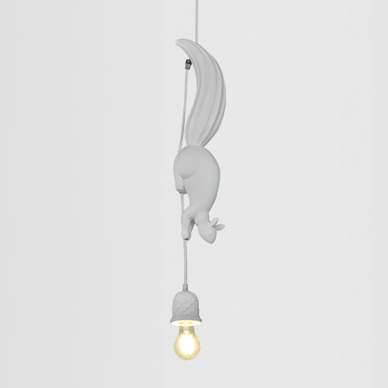 Hars Eekhoorn en Dennenappel Plafondlamp Art Decor 1 Lamp Hanglamp voor Eetkamer