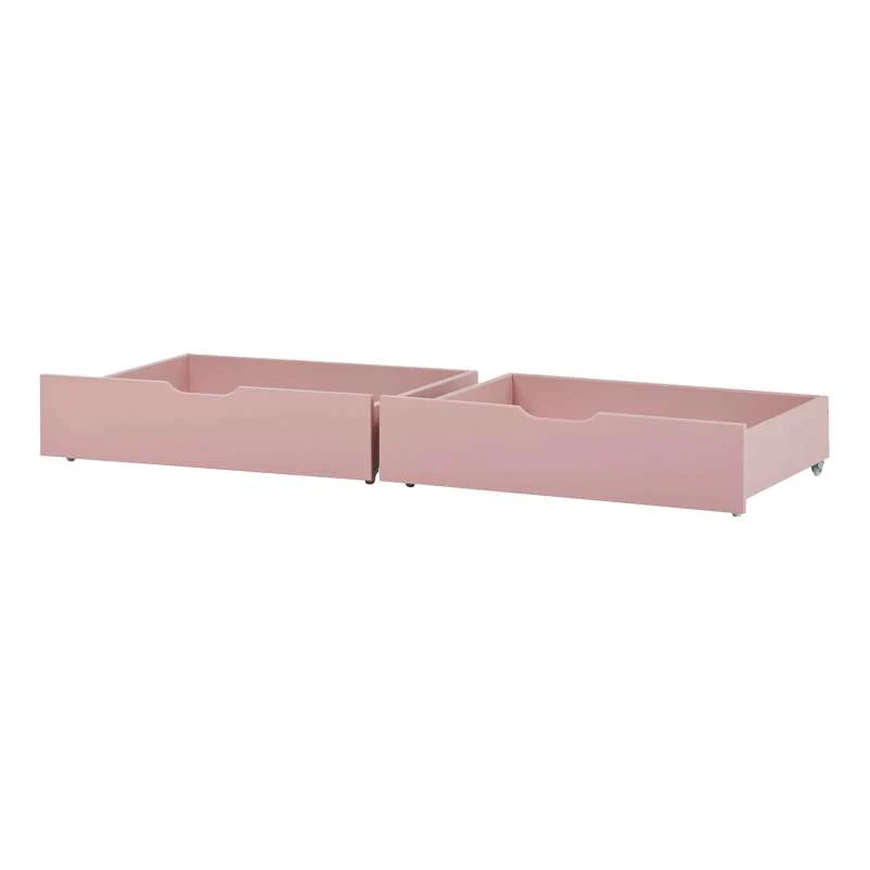 Hoppekids Ladeblok op Wielen - 2 stuks (Diverse Maten) - Pale Rose