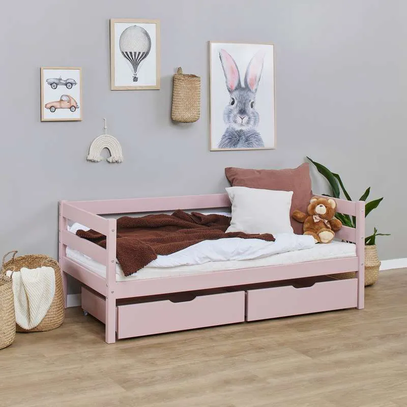 Hoppekids Ladeblok op Wielen - 2 stuks (Diverse Maten) - Pale Rose