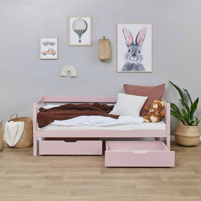 Hoppekids Ladeblok op Wielen - 2 stuks (Diverse Maten) - Pale Rose