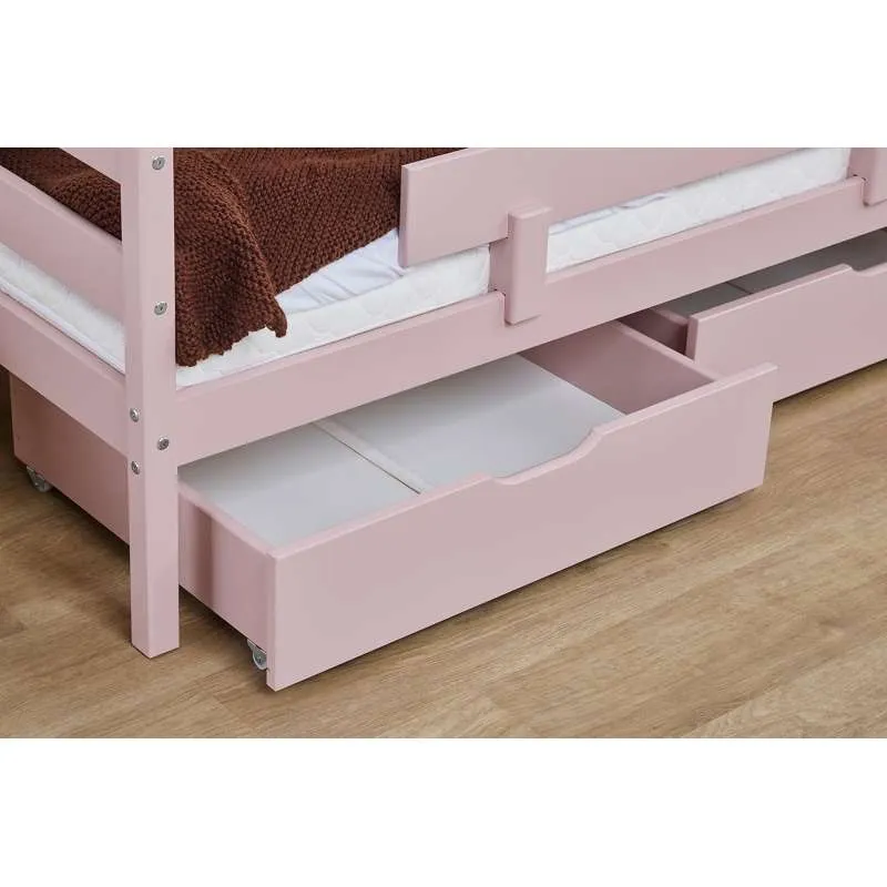 Hoppekids Ladeblok op Wielen - 2 stuks (Diverse Maten) - Pale Rose