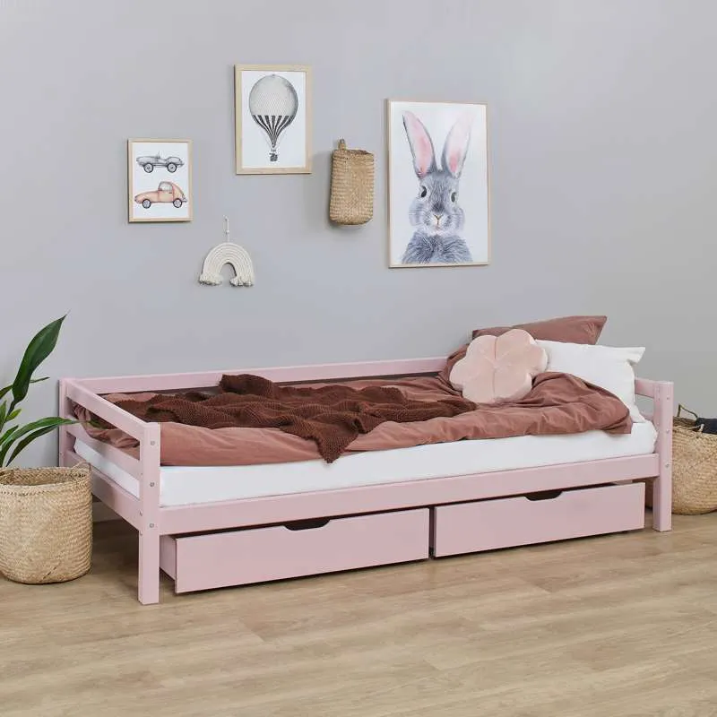 Hoppekids Ladeblok op Wielen - 2 stuks (Diverse Maten) - Pale Rose