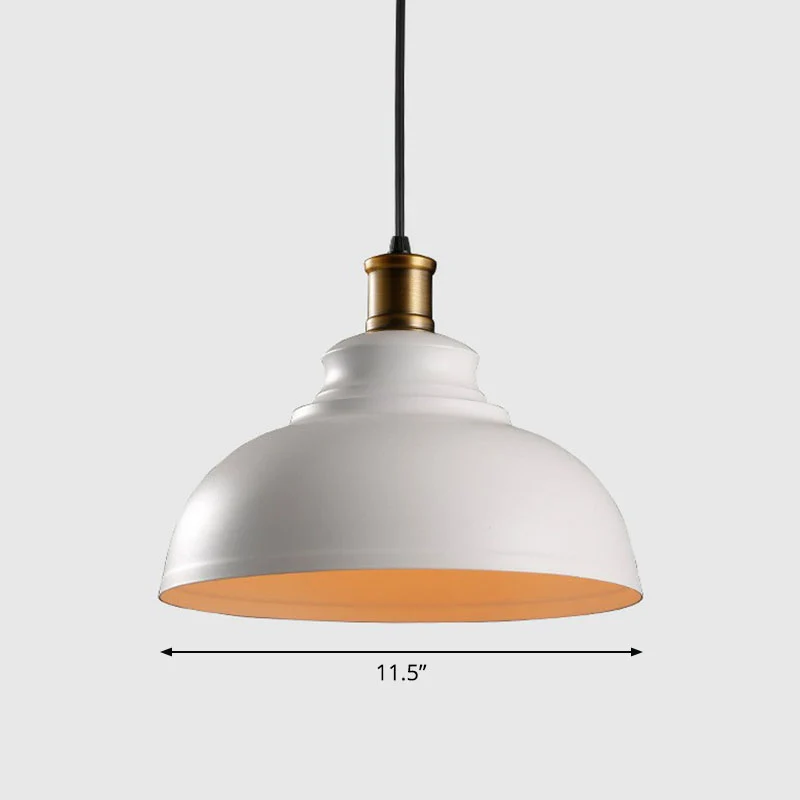 Ijzer Dome Shade Hanglamp Eenvoud 1 Lamp Restaurant Hanglamp