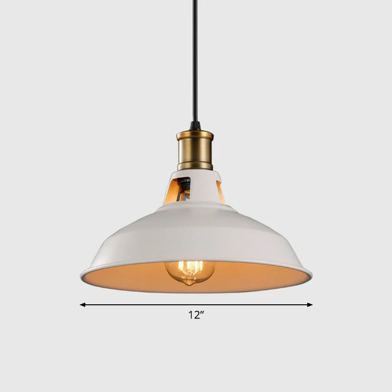 Ijzer Dome Shade Hanglamp Eenvoud 1 Lamp Restaurant Hanglamp