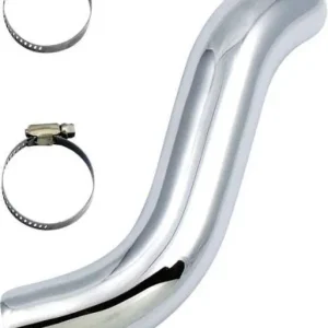Independent Dual Headers Touring Replacement Heat Shields Chroom Harley-Davidson