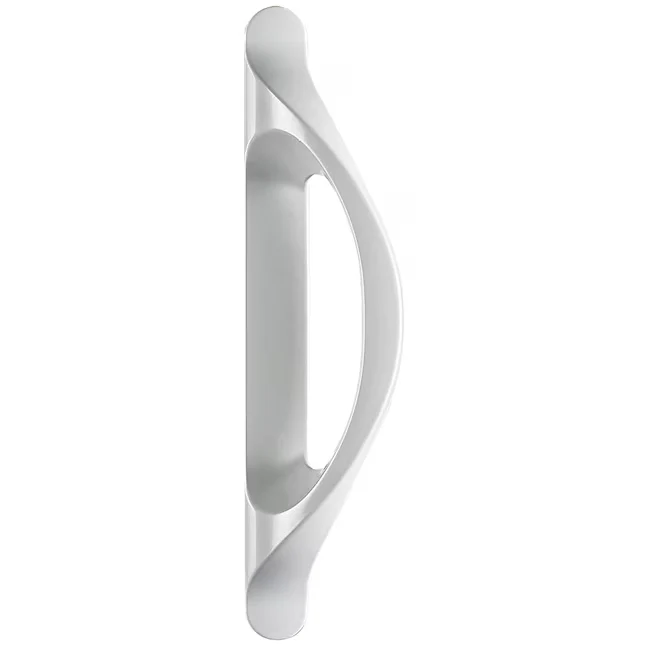 JELD-WEN 72- x 80- Low-e Argon Ivoor Vinyl Sliding Left-Hand Sliding Double Patio Door