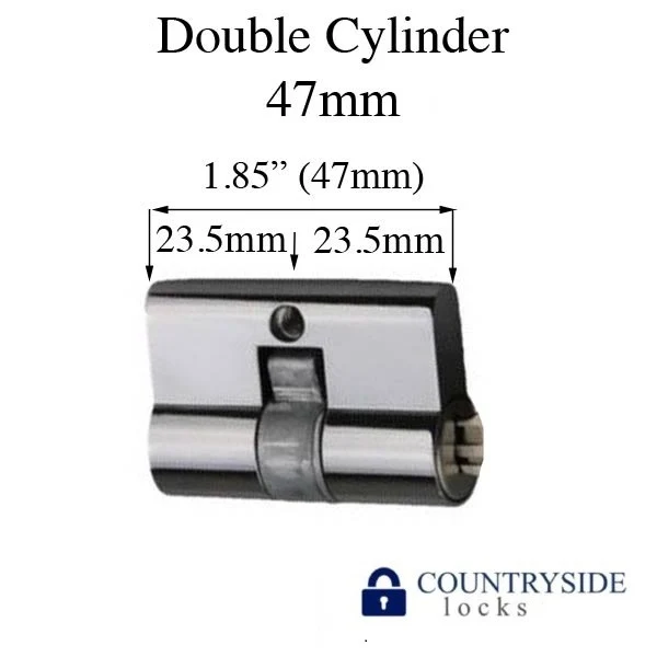 Keyed Tweemaal Cylinder, Whitco Euro Type, Wafer Cylinder