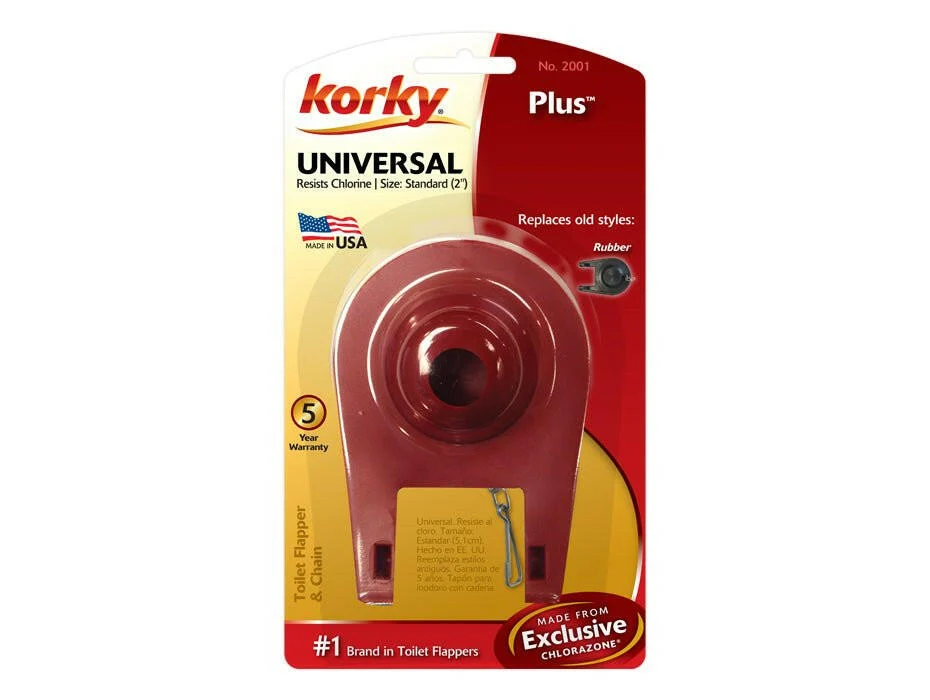 Korky Premium 2- Natuurrubber Universal Toilet Flapper