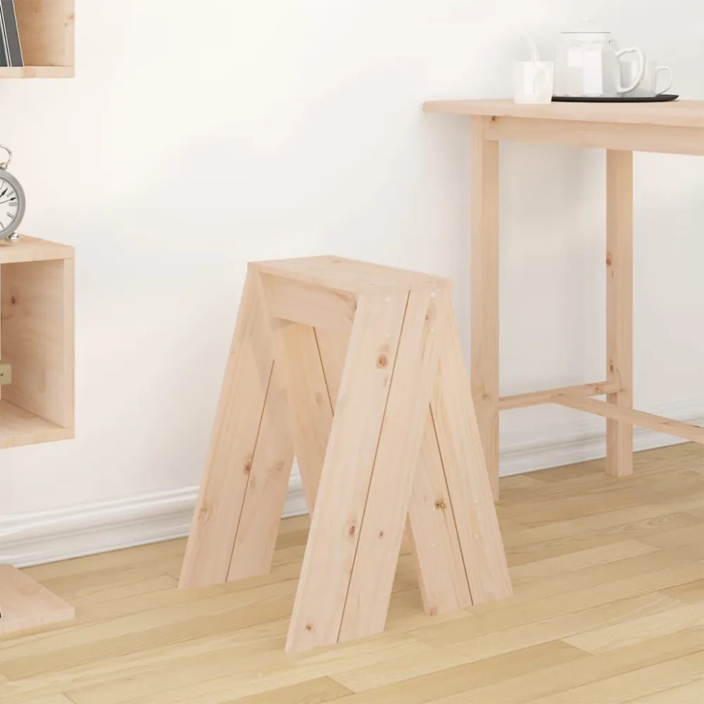 Krukken 2 st 40x40x60 cm massief grenenhout